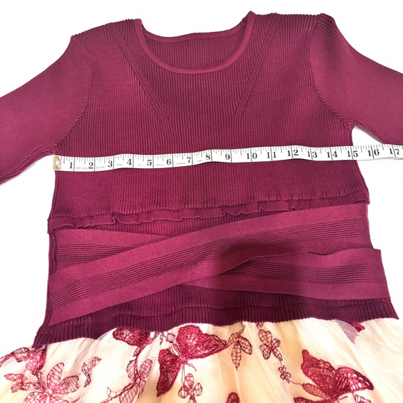 Chicwish Cream and Red Floral A-Line Dress - Picture 10 of 16